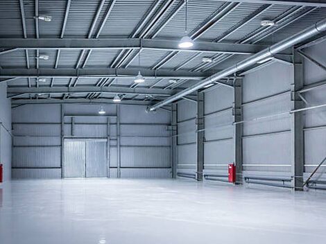 Construção de Hangar Metálico em Caucaia do Alto