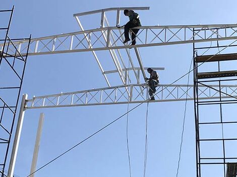 Estrutura Metálica na Estação da Luz