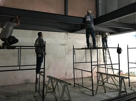 Fabricação de Mezanino Metálico na Estação da Luz